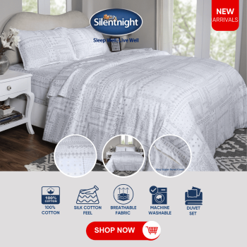 DUVET SET Harlequin Grey