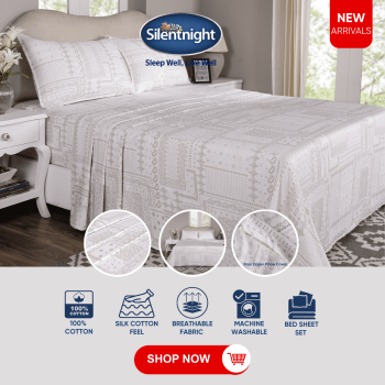 FLAT SHEET SET Harlequin Gold