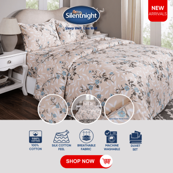 DUVET SET Heather Blue