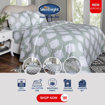 COMPLETE DUVET BED SET Mason Grey