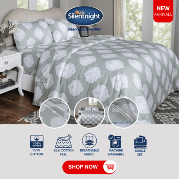 DUVET COVER MASON GREY